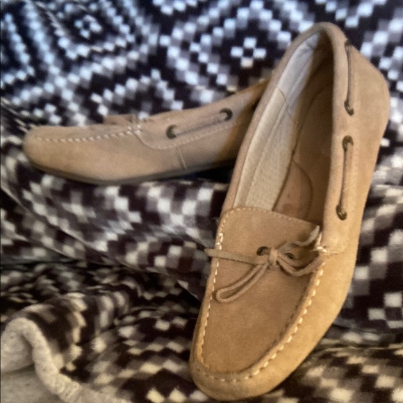 Tan Suede Loafers - Picture 5 of 6